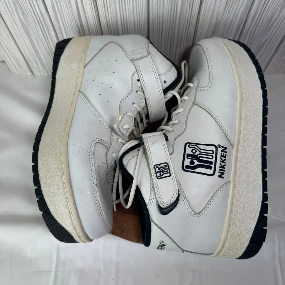 Nikken Weighted Shoes BCC Cardio Strides‎ Mens 10 White Leather